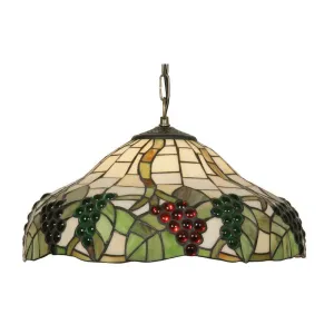 Oaks Lighting Tiffany Grapes II Ceiling Pendant