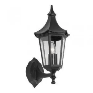 Oaks Witton Black Outdoor Uplighter Wall Light
