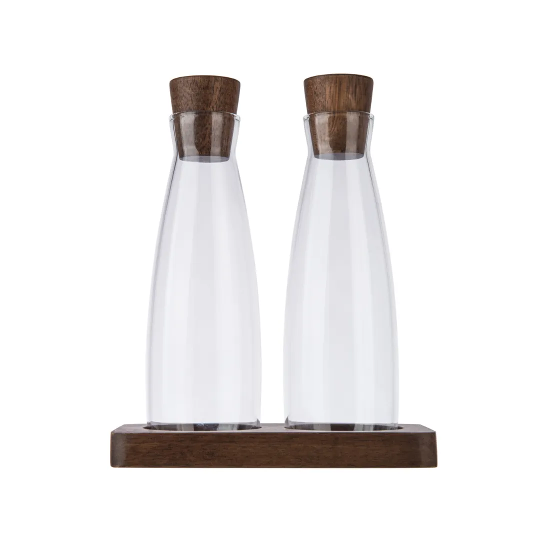 Oil And Vinegar Set With Tray Funky Chunky