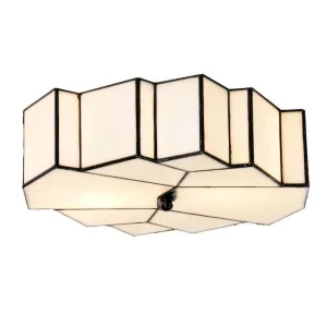 Paris Flush Tiffany Ceiling Light