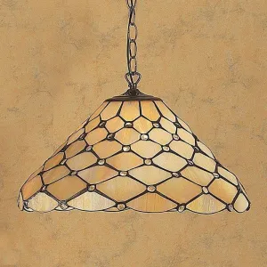 Pearl Tiffany Ceiling Light - Single Bulb Fitting