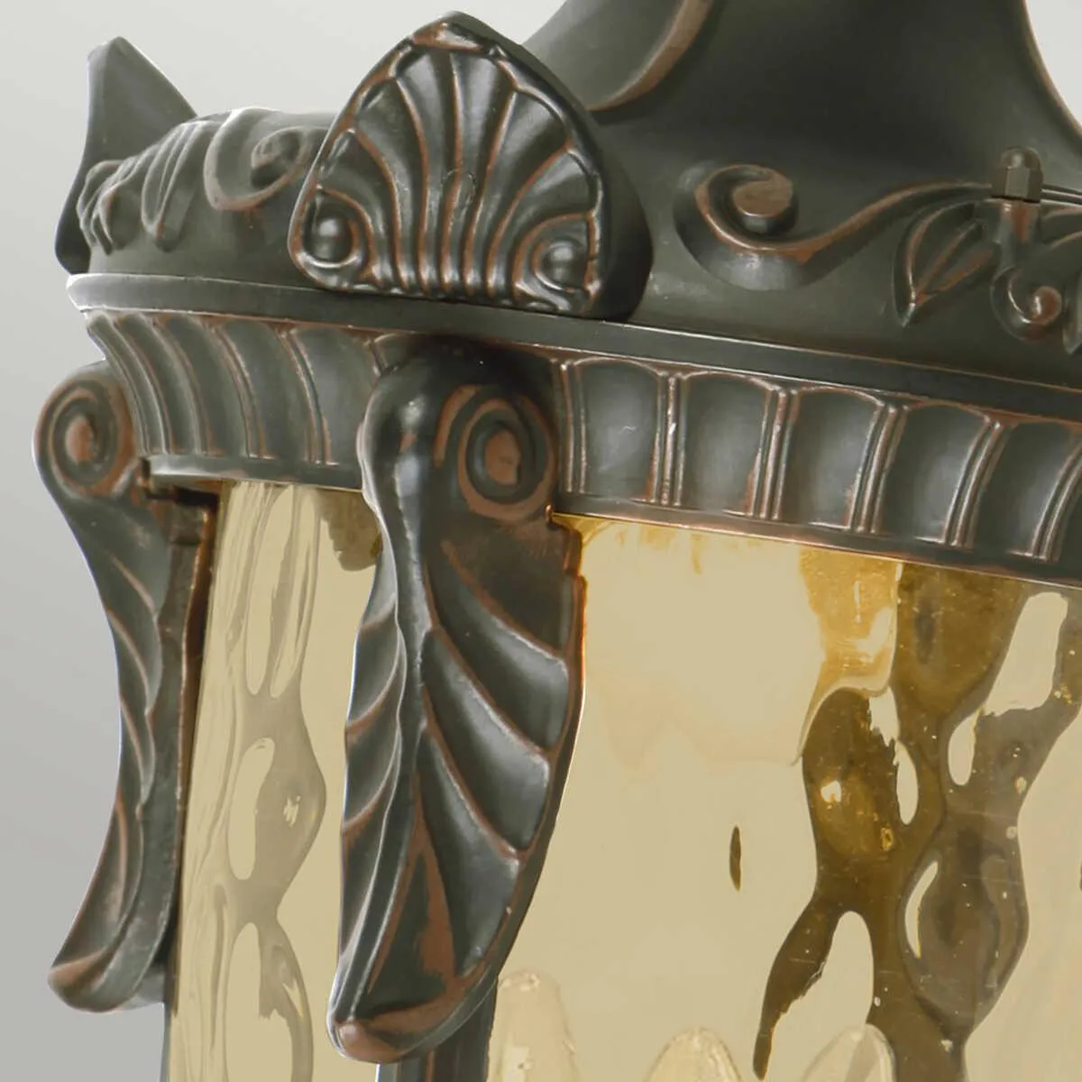 Philadelphia Bronze Large Outdoor Downlighter Wall Light