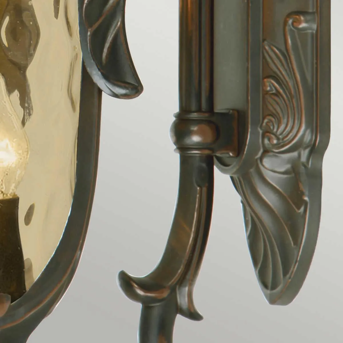 Philadelphia Bronze Large Outdoor Downlighter Wall Light