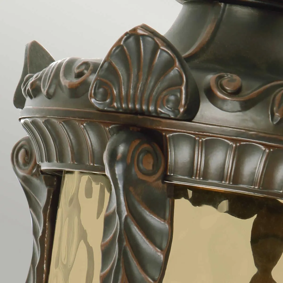 Philadelphia Old Bronze Large Outdoor Uplighter Wall Light