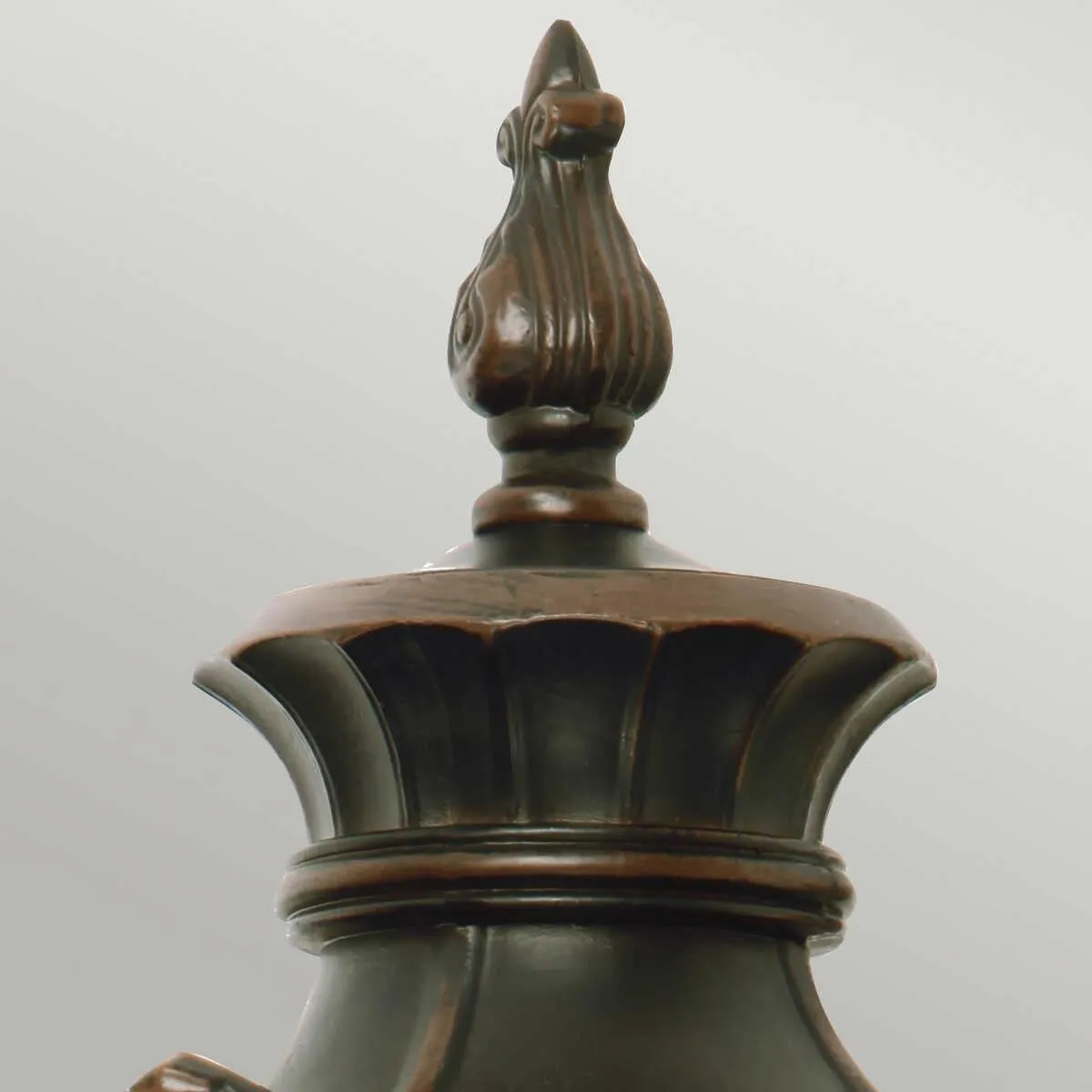 Philadelphia Old Bronze Large Outdoor Uplighter Wall Light