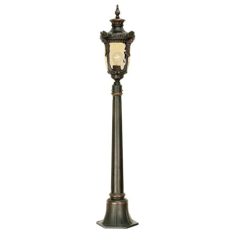 Philadelphia Old Bronze Medium Outdoor Bollard Light