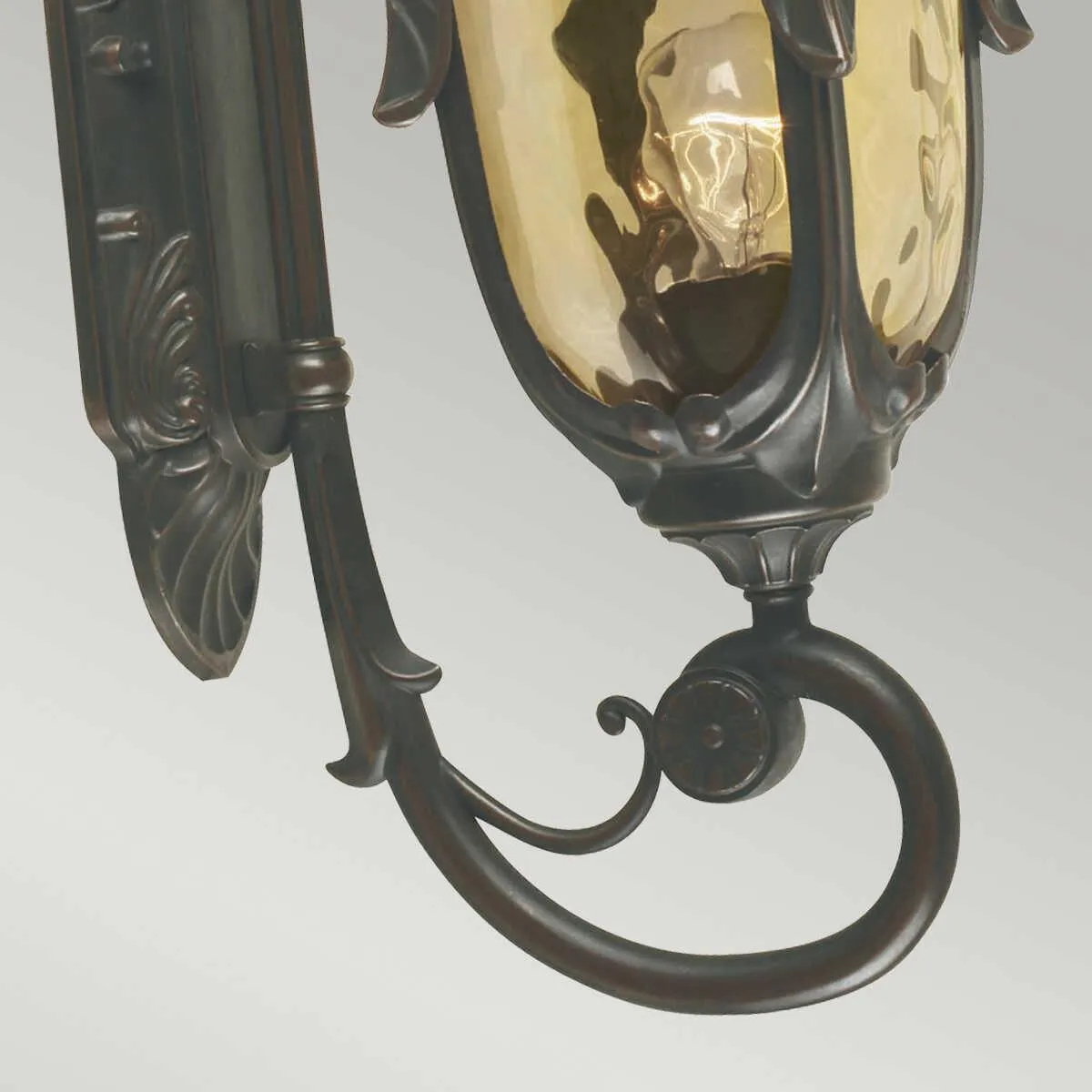Philadelphia Old Bronze Medium Outdoor Uplighter Wall Light