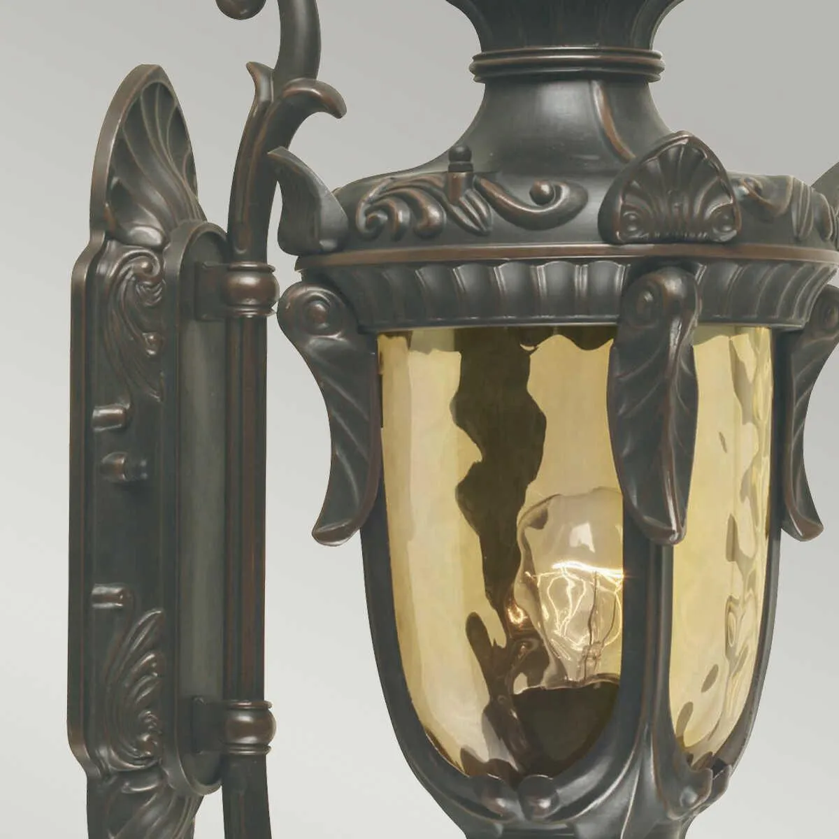 Philadelphia Old Bronze Medium Outdoor Uplighter Wall Light