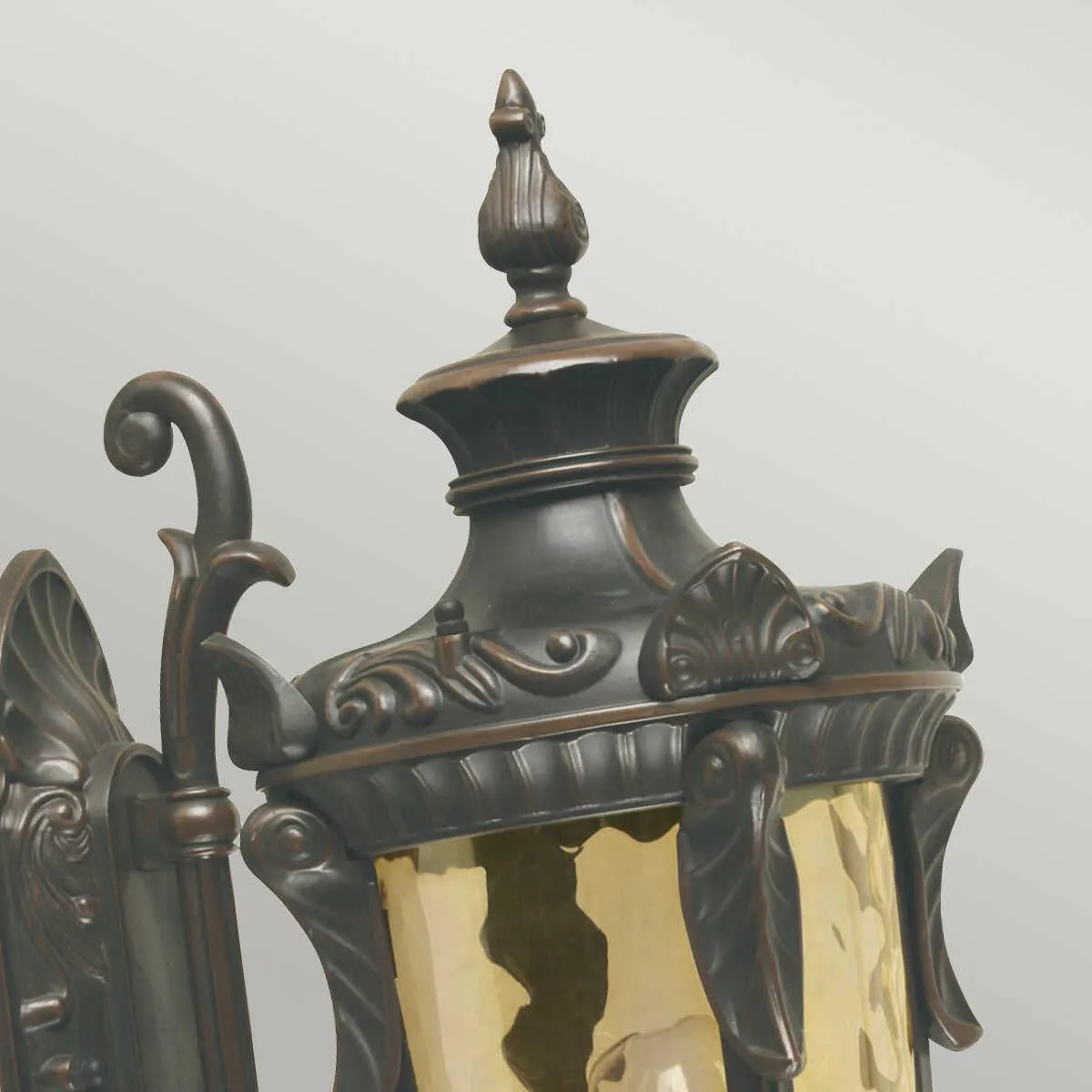 Philadelphia Old Bronze Medium Outdoor Uplighter Wall Light