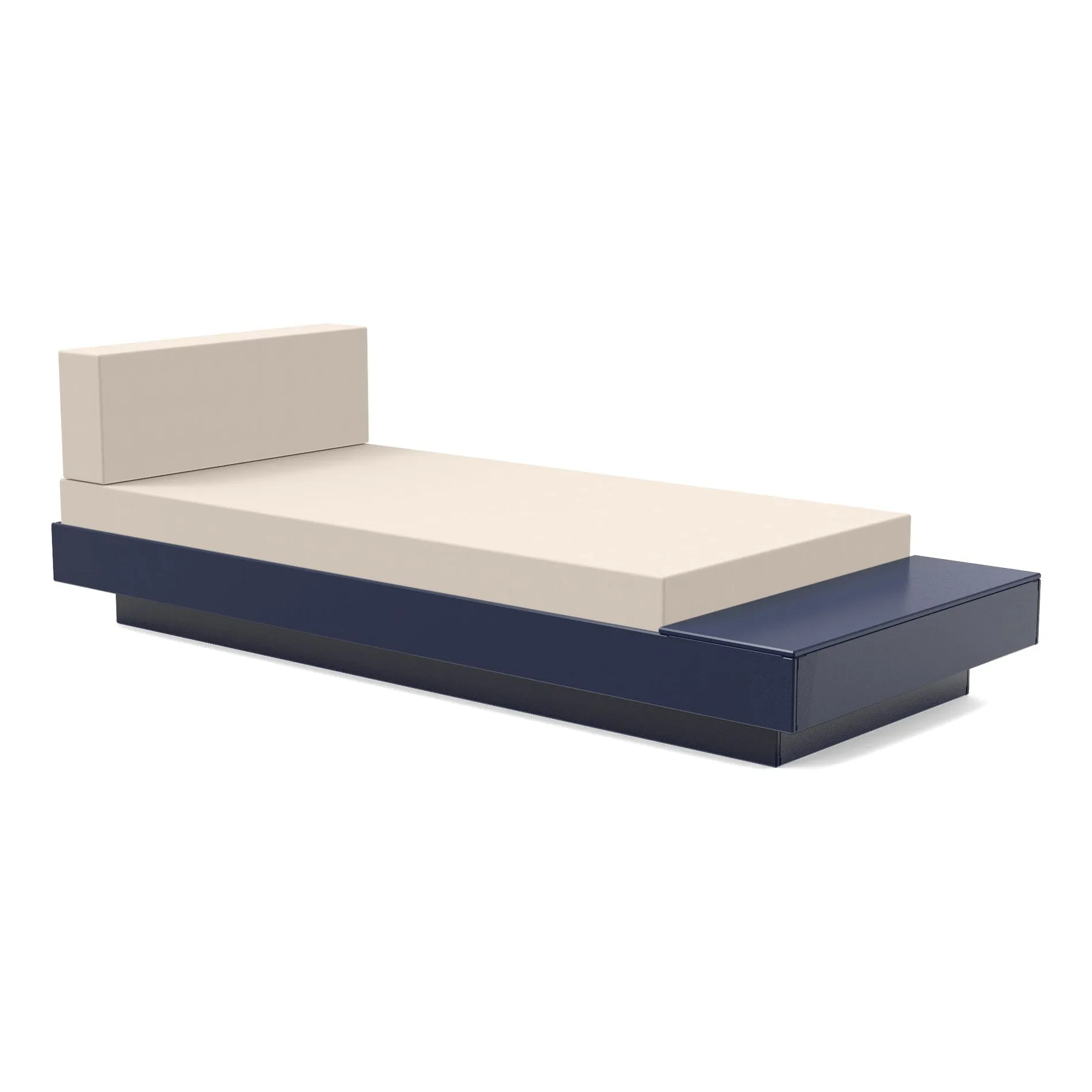 Platform One Chaise Lounge with Table