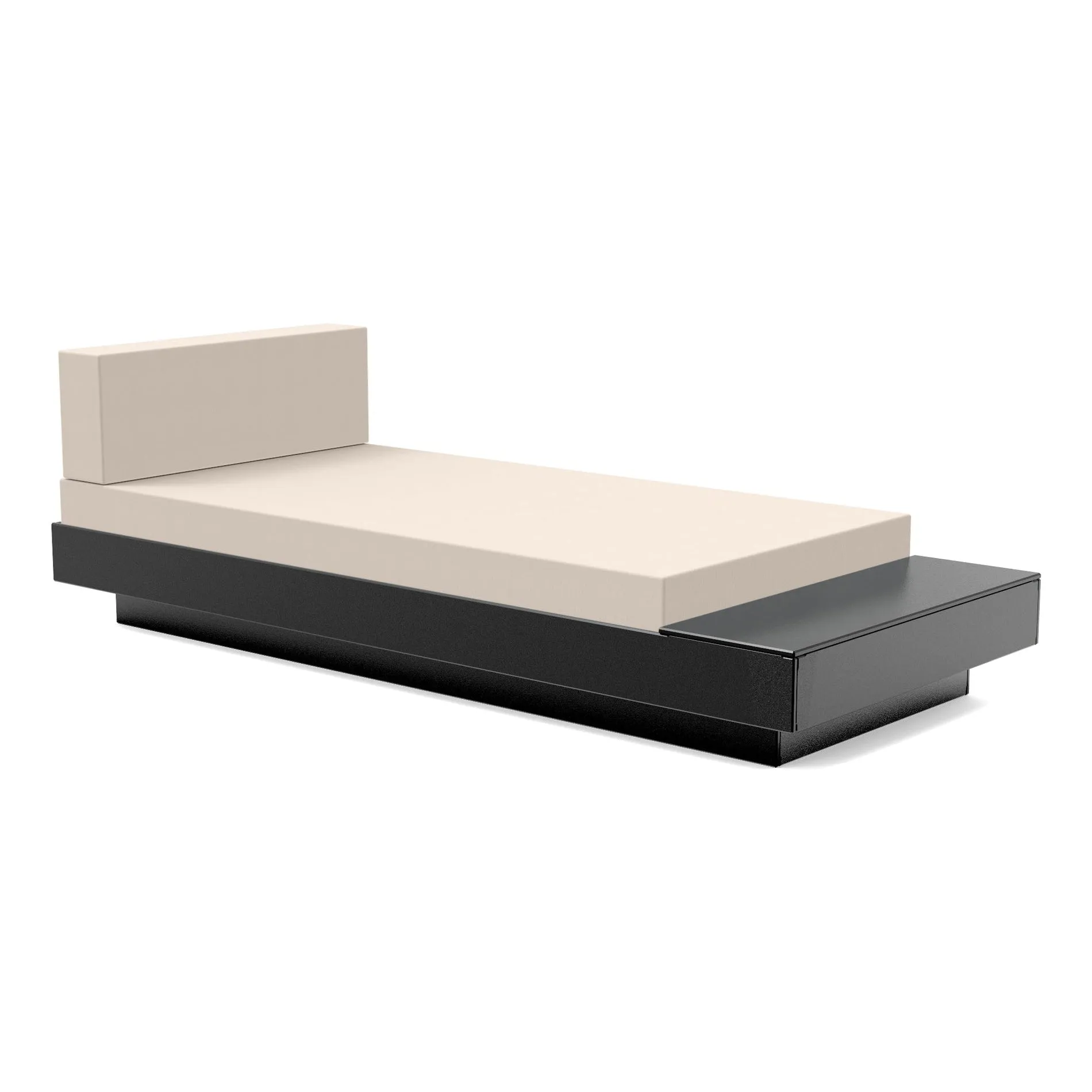 Platform One Chaise Lounge with Table