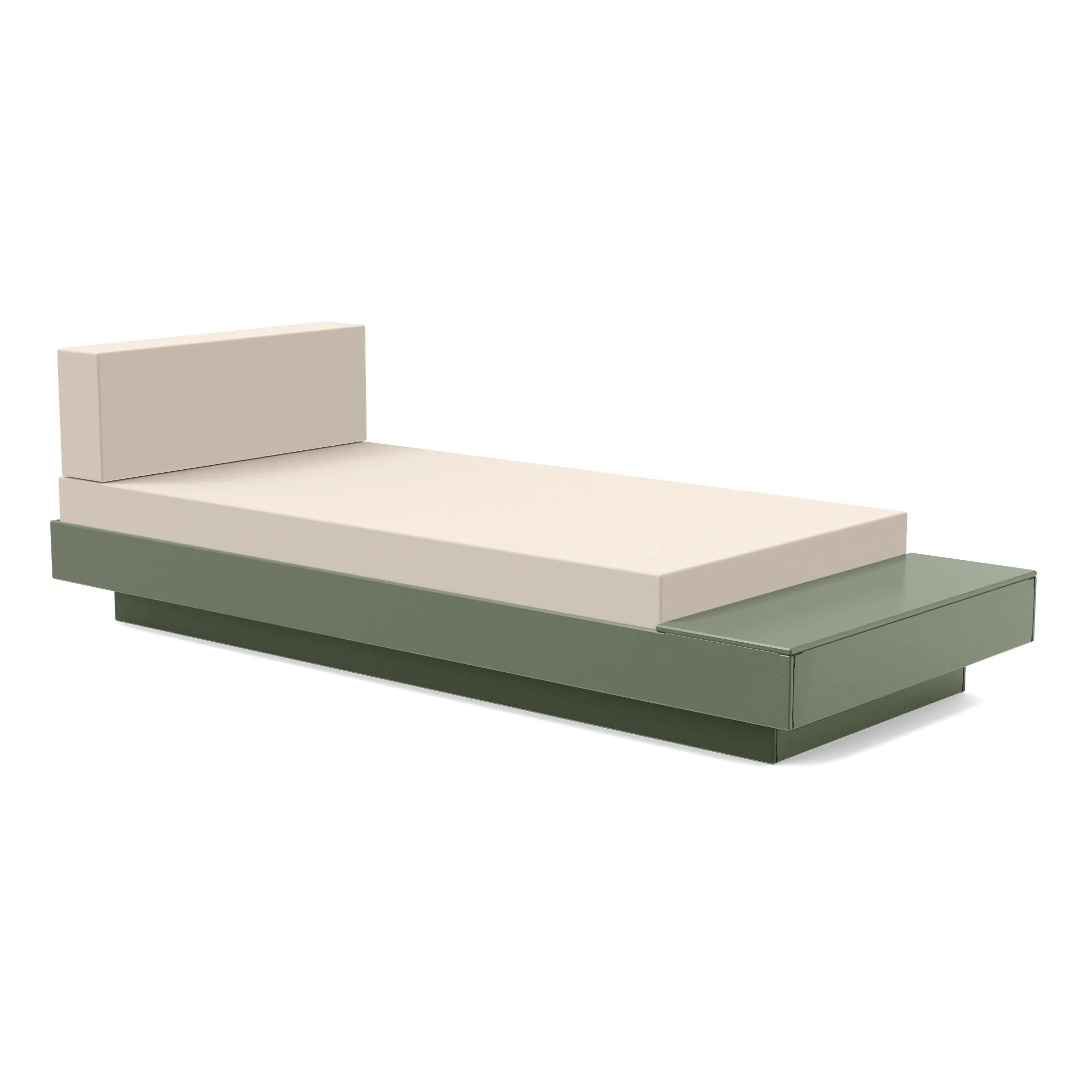 Platform One Chaise Lounge with Table