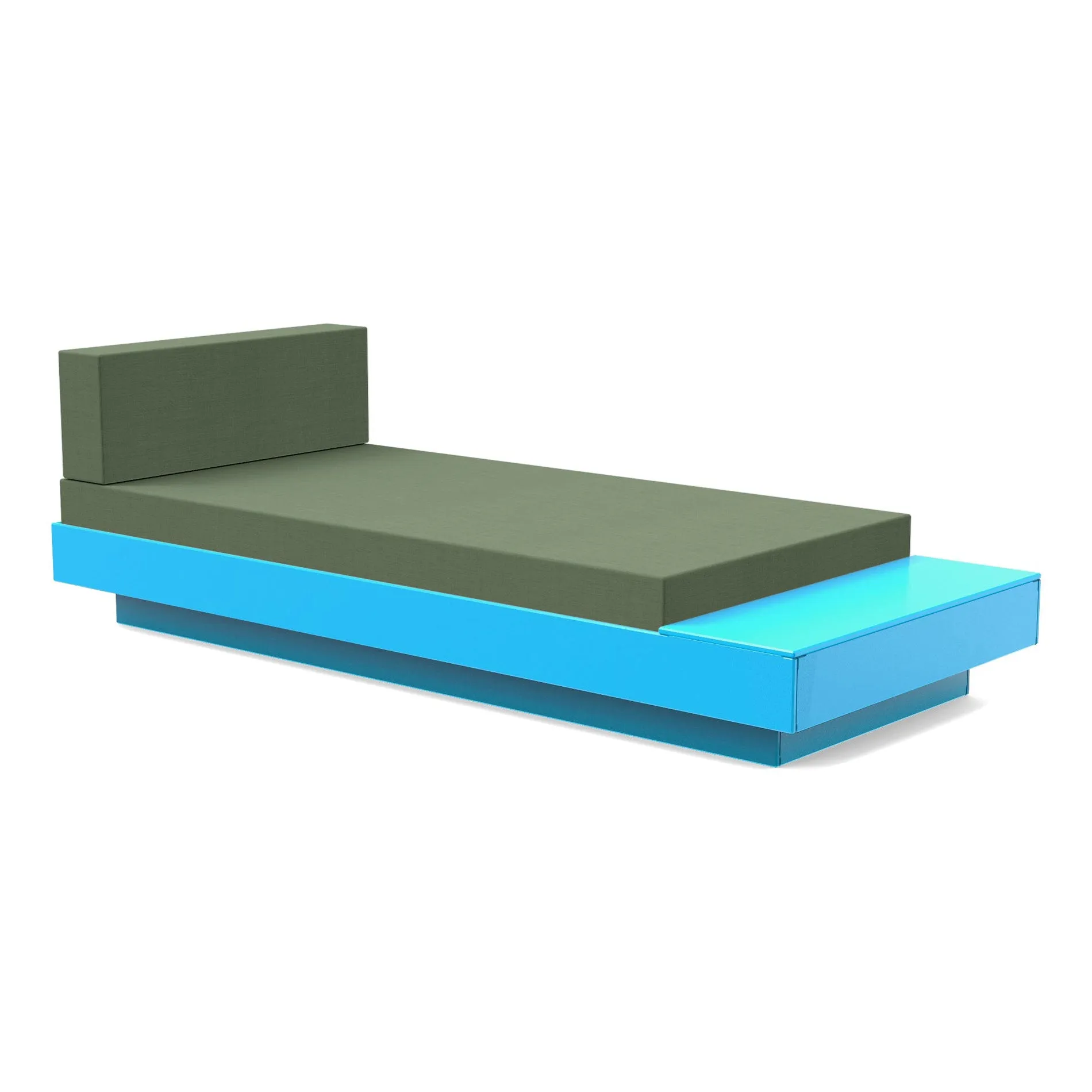 Platform One Chaise Lounge with Table
