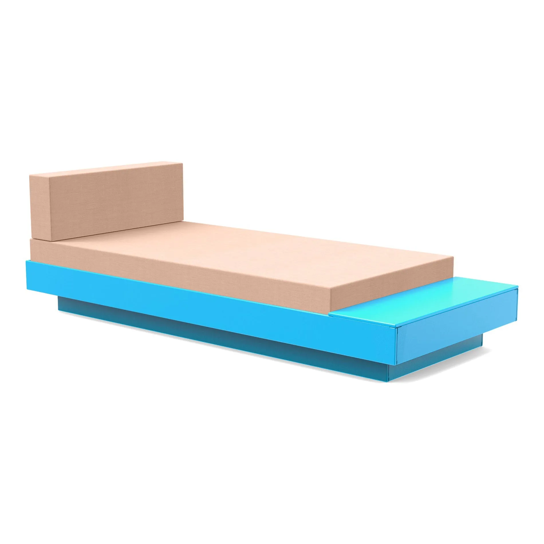 Platform One Chaise Lounge with Table