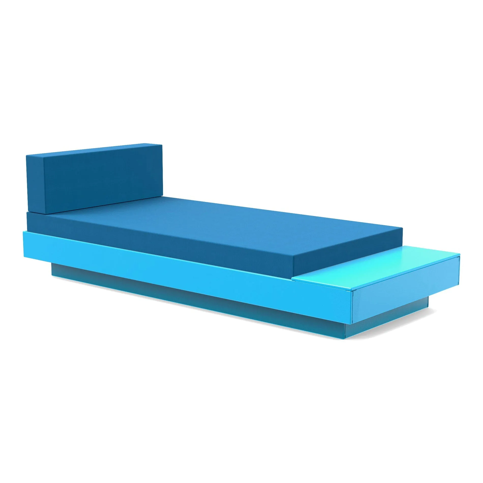 Platform One Chaise Lounge with Table