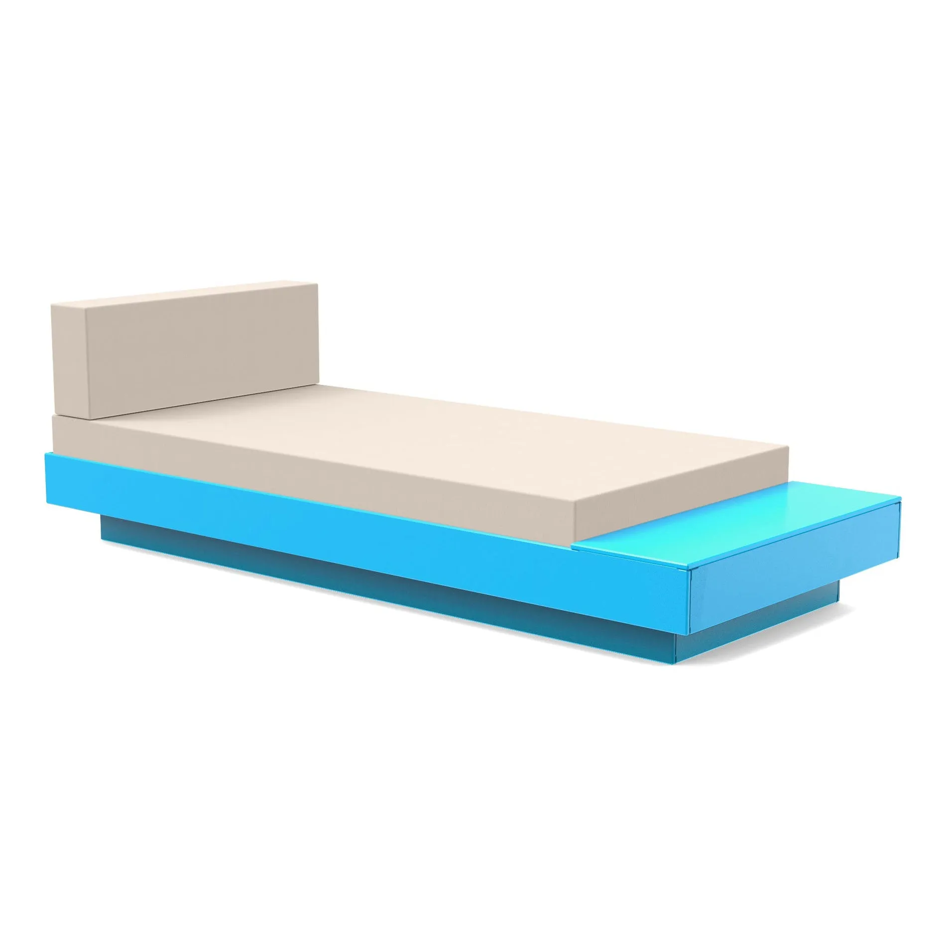 Platform One Chaise Lounge with Table
