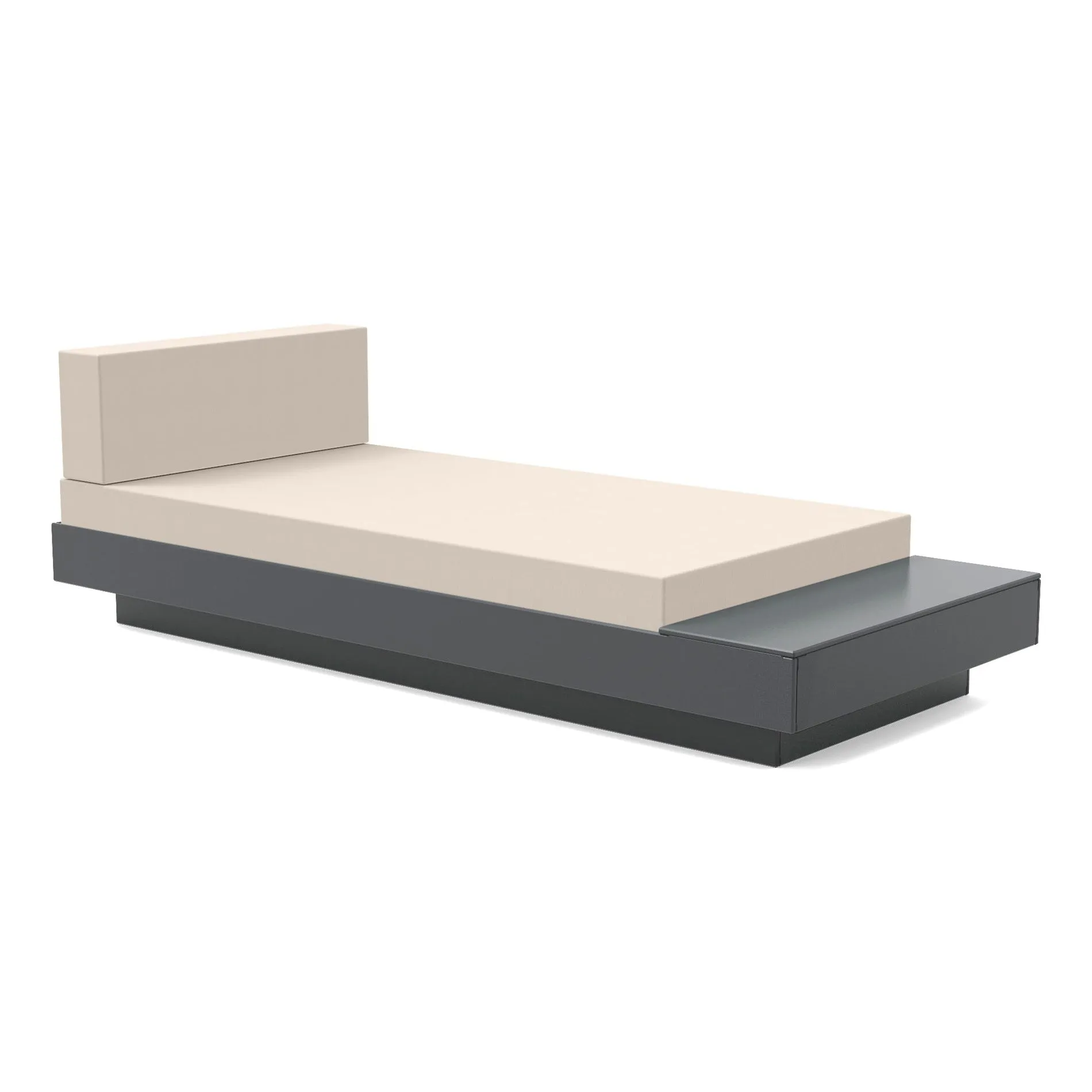 Platform One Chaise Lounge with Table