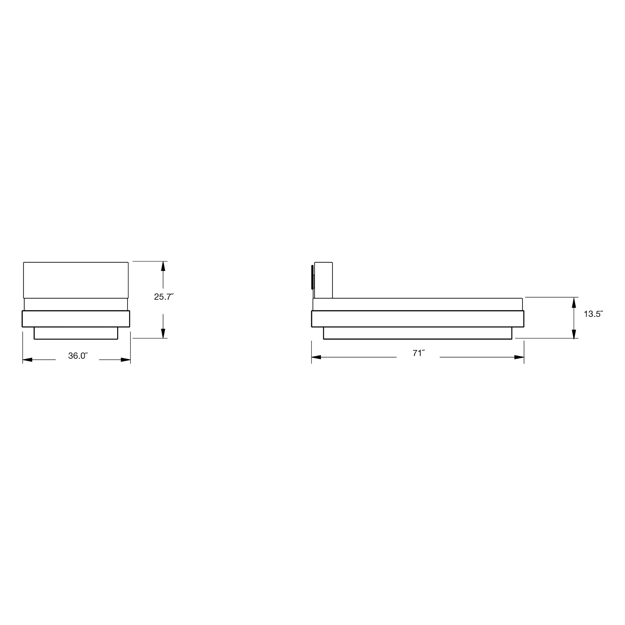 Platform One Chaise Lounge