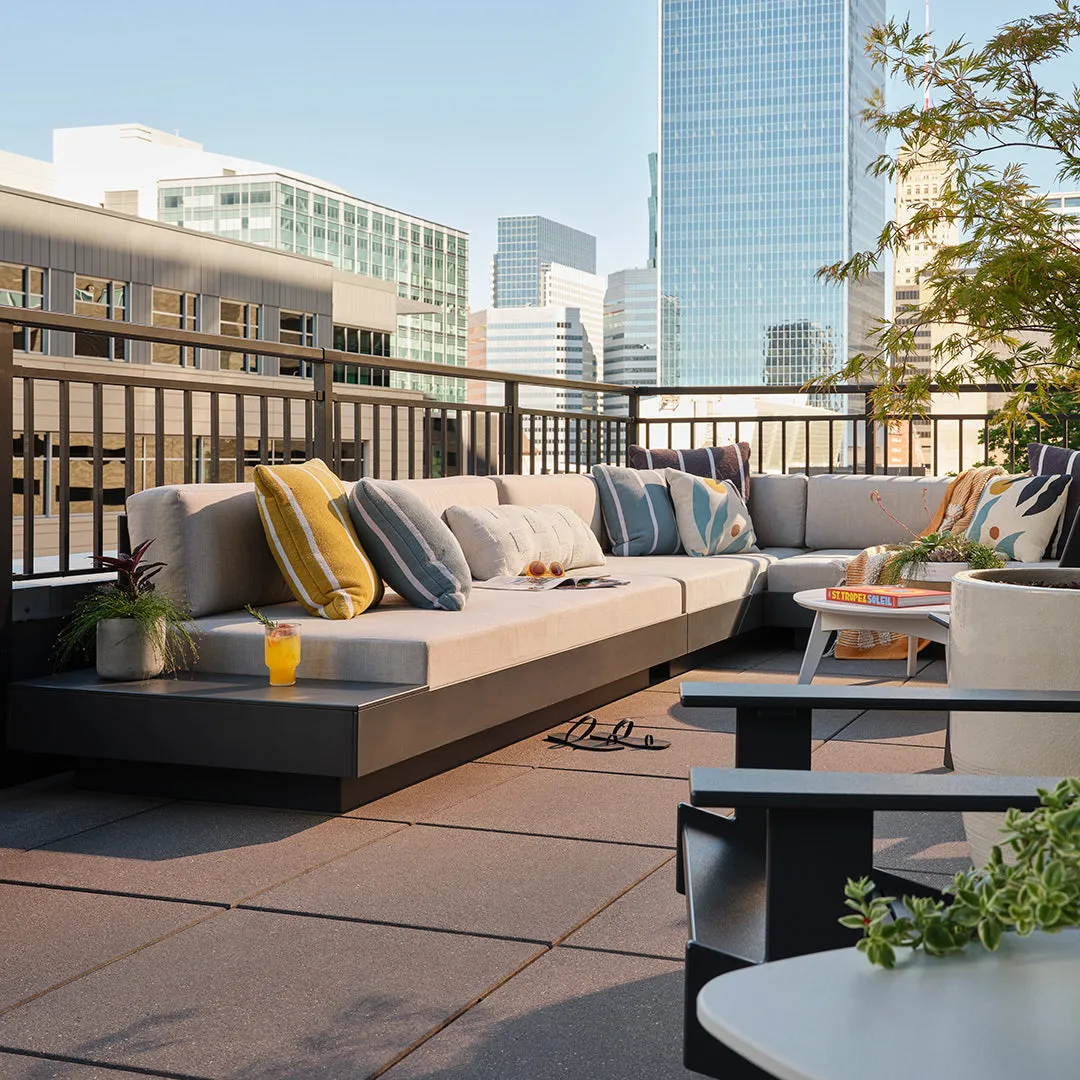 Platform One Sofa with Left or Right Table