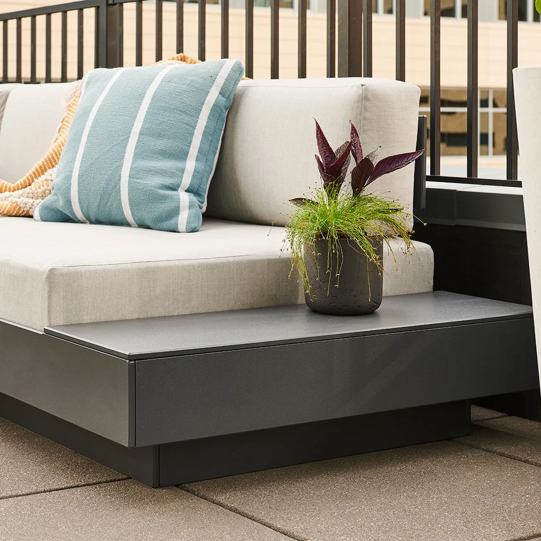Platform One Sofa with Left or Right Table