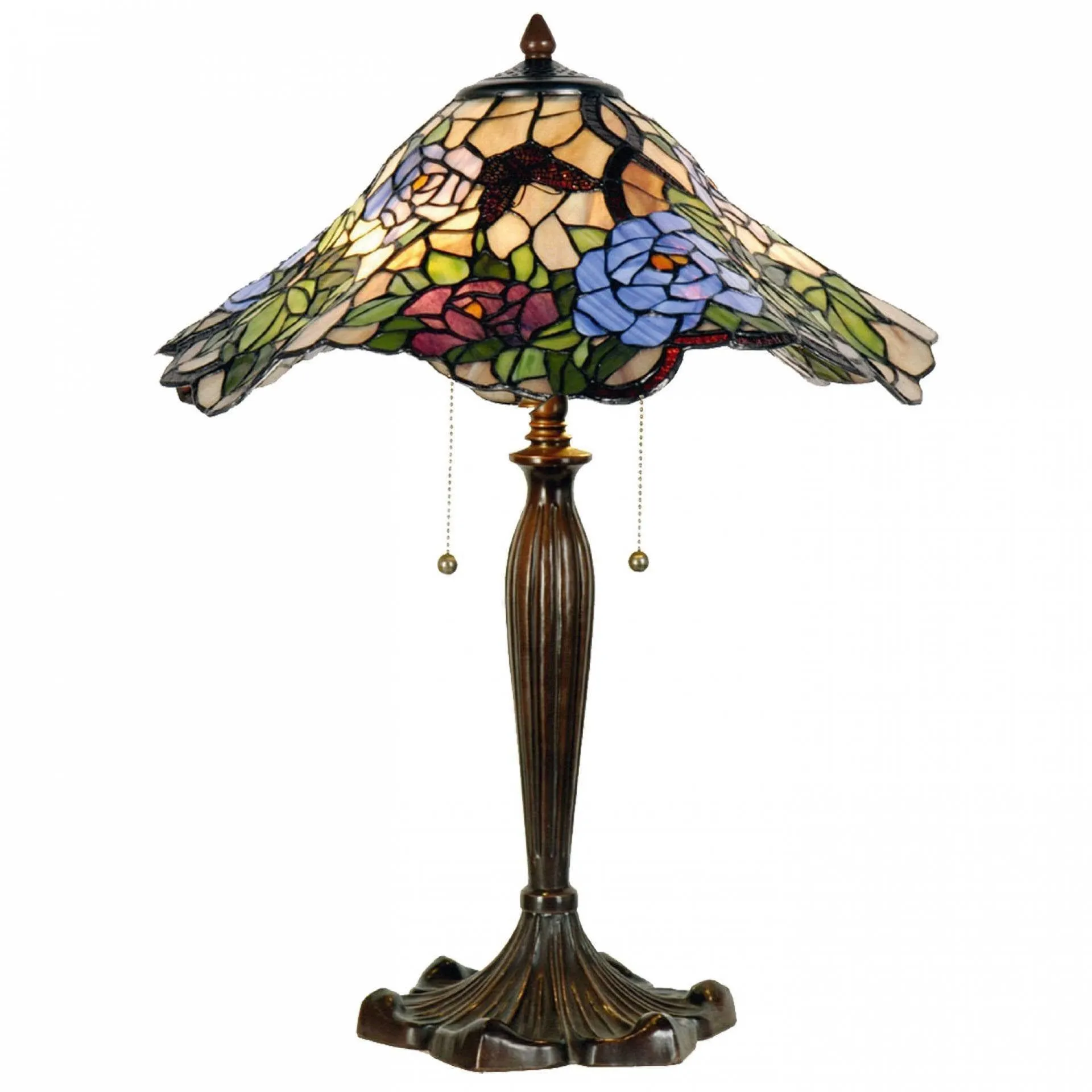 Poole Tiffany Table Lamp - Tiffany Lighting Direct