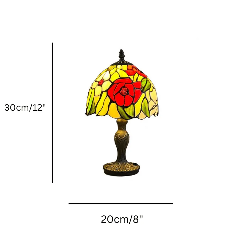 Poppy Tiffany Bedside Lamp
