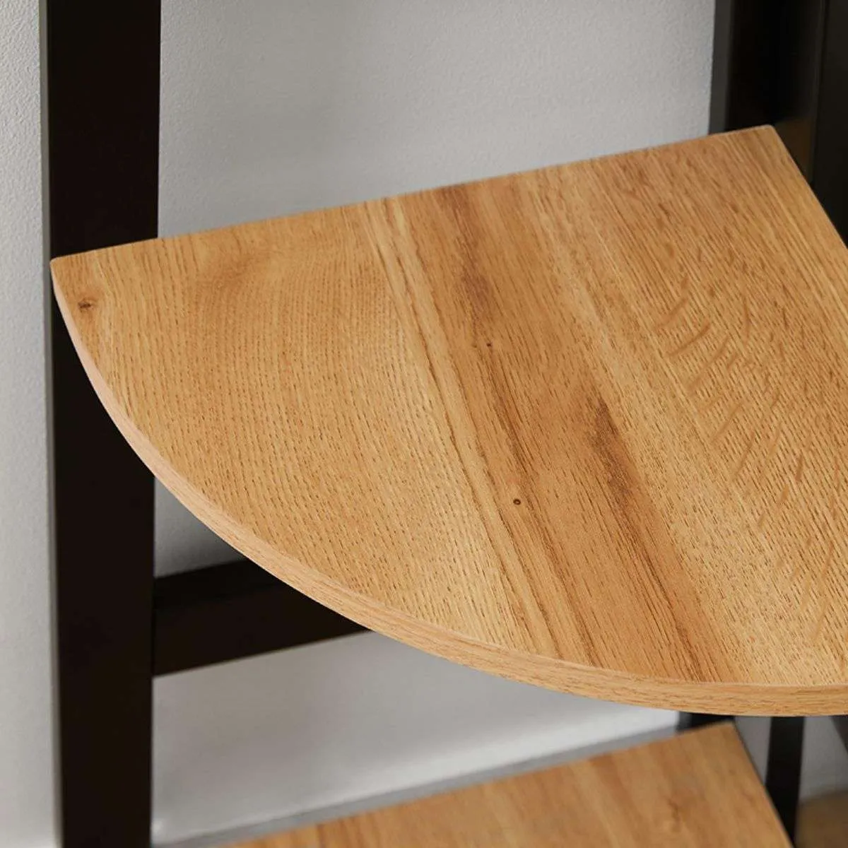 Porto Corner Shelves - Black Mocka