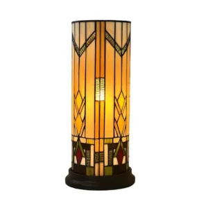 Prairie Round Tiffany Table Lamp - Tiffany Lighting Direct