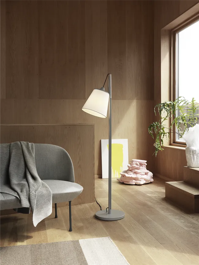 Pull Floor Lamp, Grey