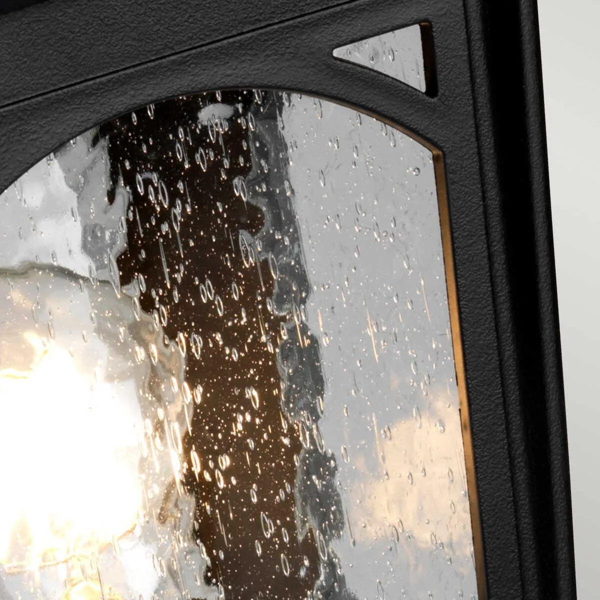Quoizel Bedford Black Outdoor Pedestal Light
