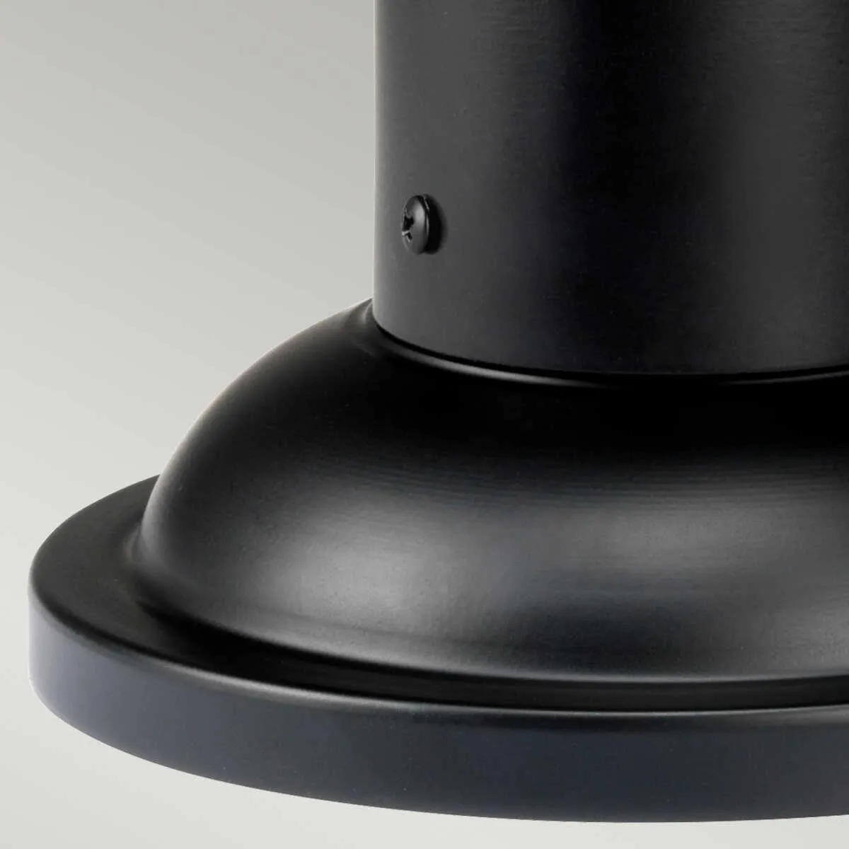 Quoizel Bedford Black Outdoor Pedestal Light