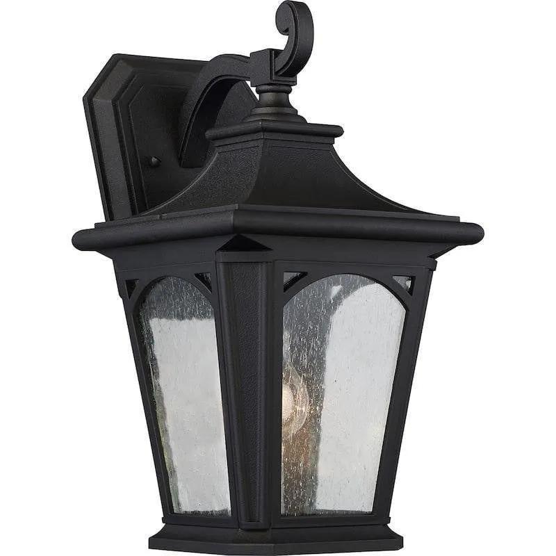 Quoizel Bedford Medium Black Outdoor Wall Light
