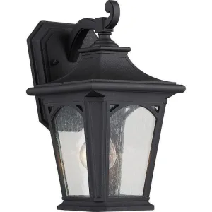Quoizel Bedford Small Black Outdoor Wall Light