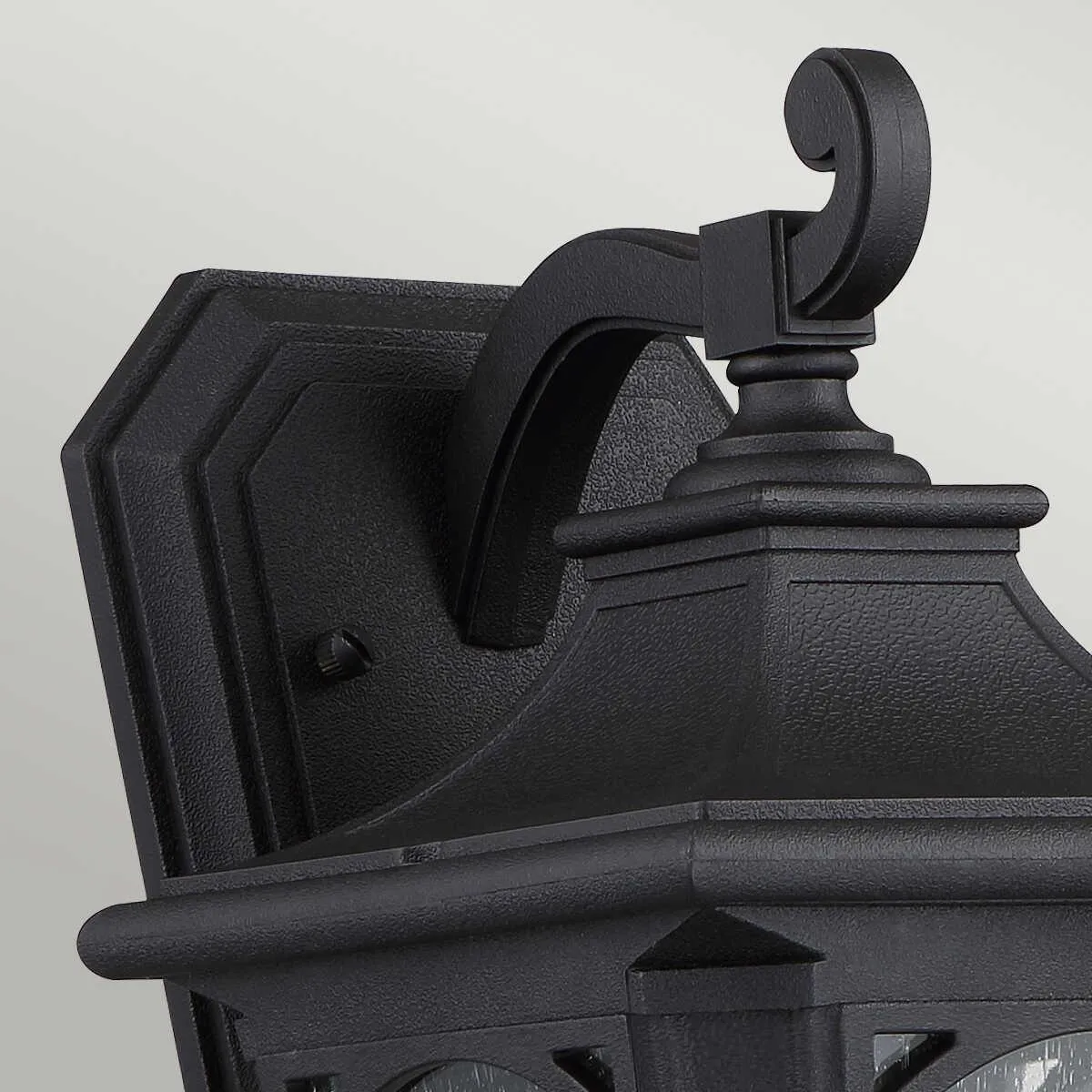 Quoizel Bedford Small Black Outdoor Wall Light