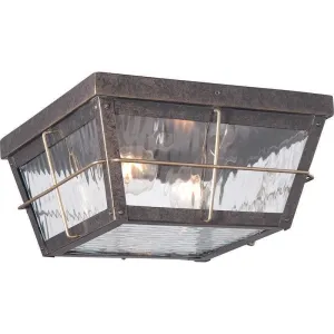 Quoizel Cortland Bronze Outdoor Porch Ceiling  Light