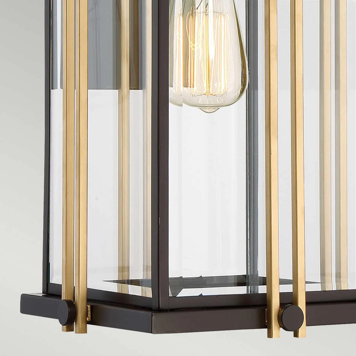 Quoizel Goldenrod Large Steel & Gold Outdoor Wall Light