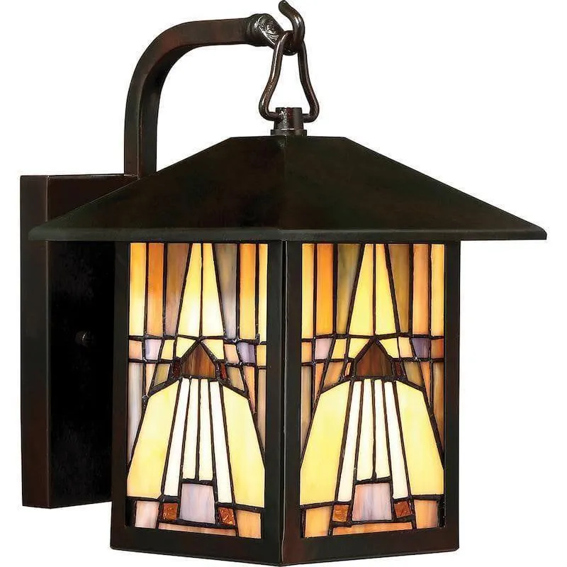 Quoizel Inglenook Small Tiffany Outdoor Wall Light