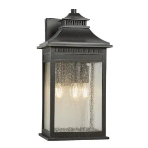 Quoizel Livingston Large Bronze Outdoor Wall Light