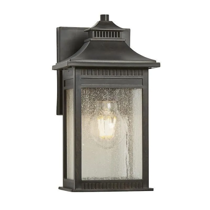 Quoizel Livingston Small Bronze Outdoor Wall Light