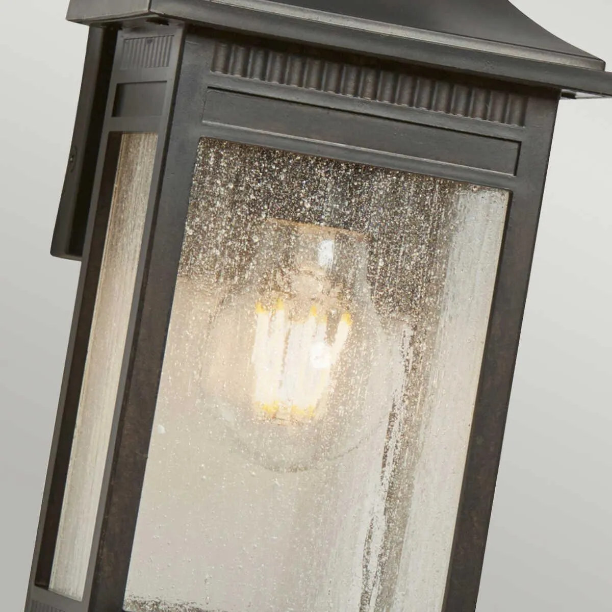 Quoizel Livingston Small Bronze Outdoor Wall Light