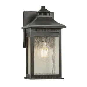 Quoizel Livingston Small Bronze Outdoor Wall Light