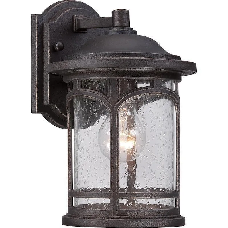 Quoizel Marblehead Small Bronze Outdoor Wall Light