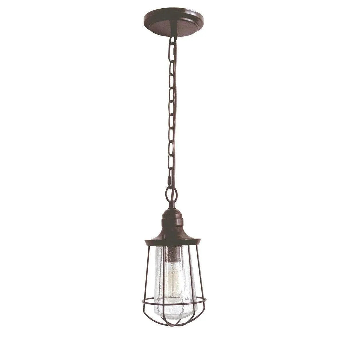 Quoizel Marine Western Bronze Small Outdoor Pendant Light