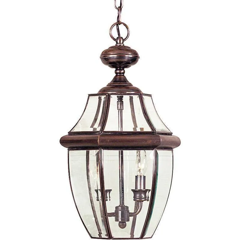 Quoizel Newbury Aged Copper Large Outdoor Pendant
