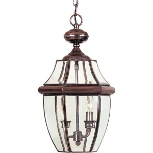 Quoizel Newbury Aged Copper Large Outdoor Pendant