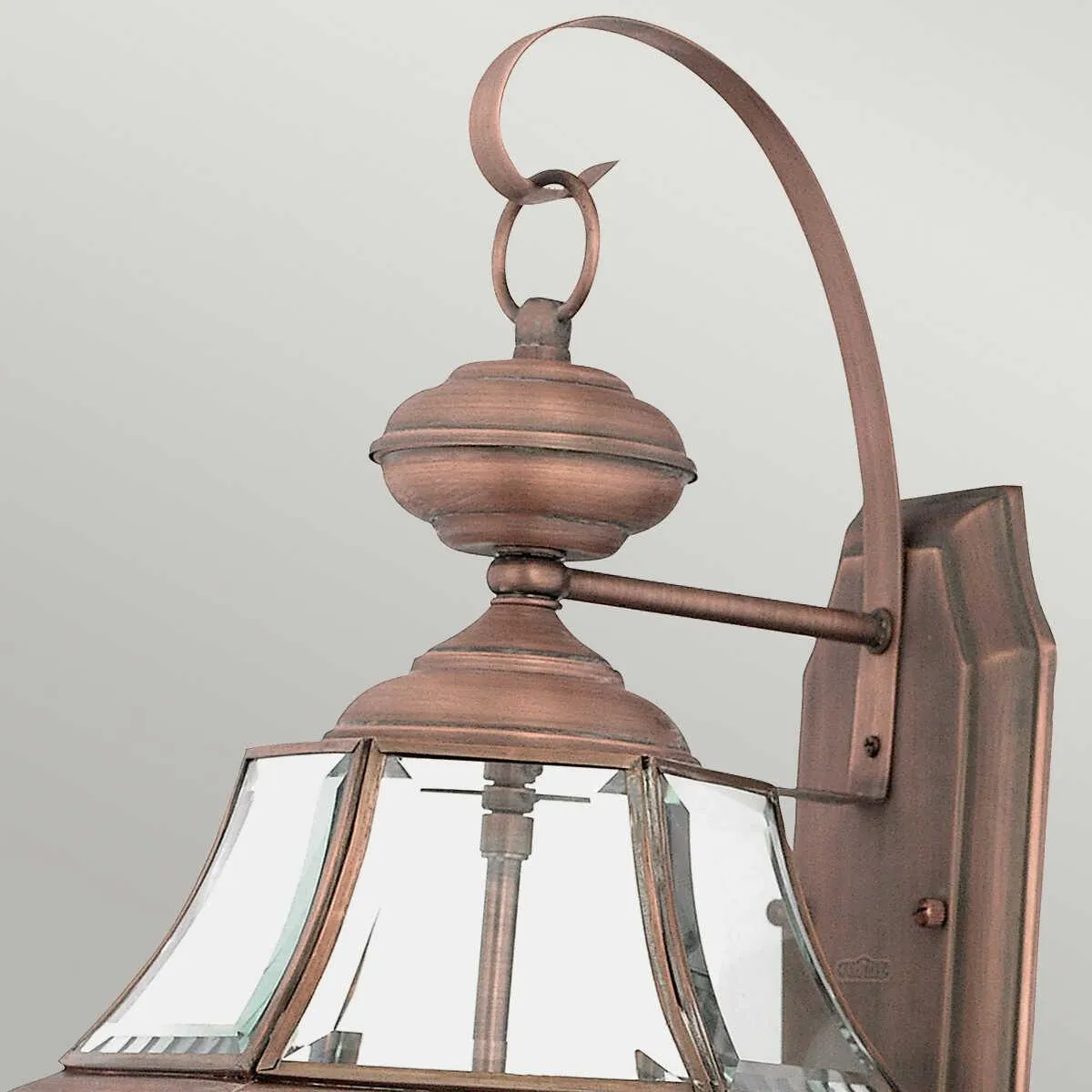 Quoizel Newbury Aged Copper Large Outdoor Wall Light