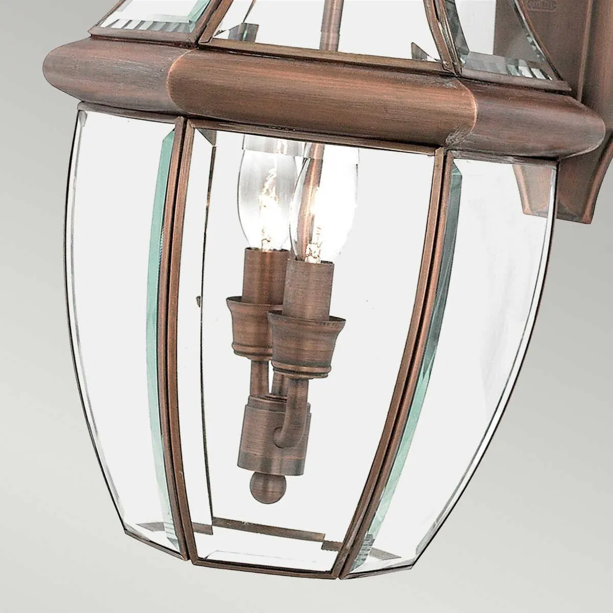 Quoizel Newbury Aged Copper Large Outdoor Wall Light