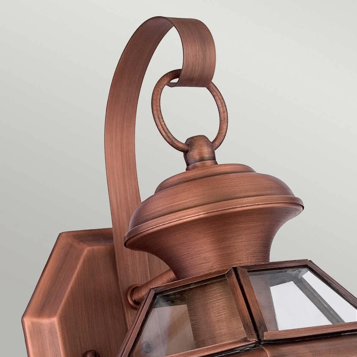 Quoizel Newbury Aged Copper Small Outdoor Wall Light