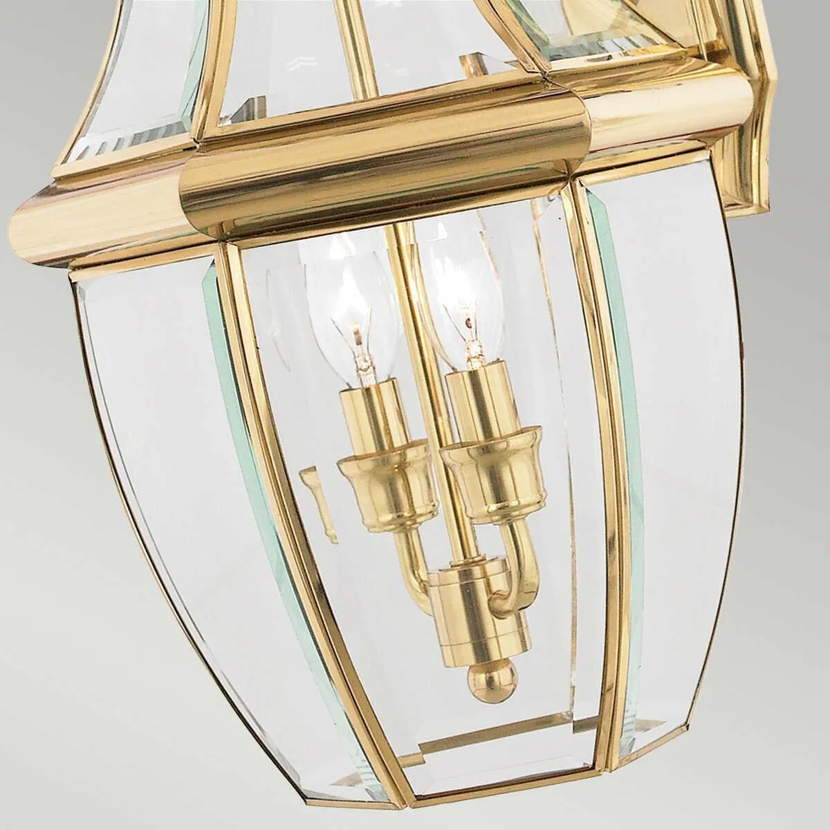 Quoizel Newbury Polished Brass Large Outdoor Wall Light