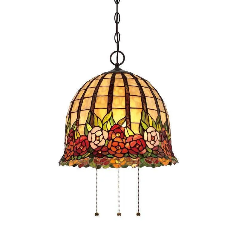 Quoizel Rosecliffe Tiffany Ceiling Pendant Light